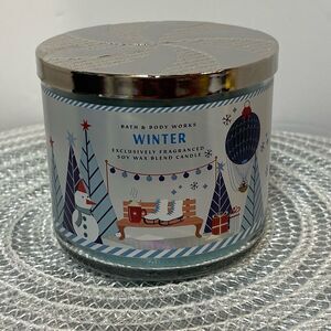 BBW Winter 3 Wick Scented Candle NWT